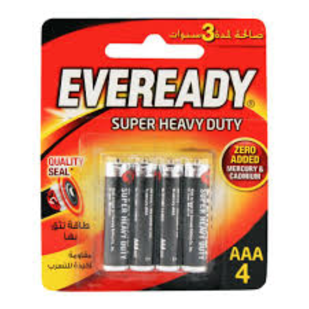 EVEREADY 20X4 AAA BLACK 1212BP4